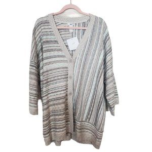 Women’s J.Jill Short Sleeve Cardigan Sweater - Large